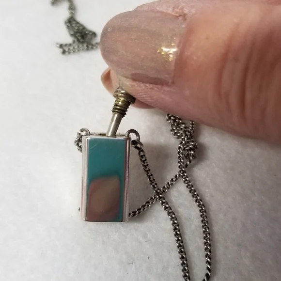 Vintage"Perfume" Bottle Fashion Pendant/Necklace - Picture 5 of 10